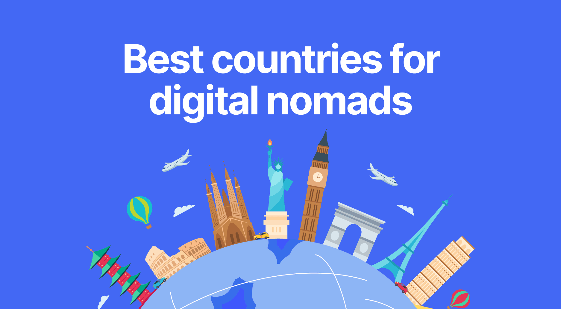 5 Best Countries for Digital Nomads in 2025